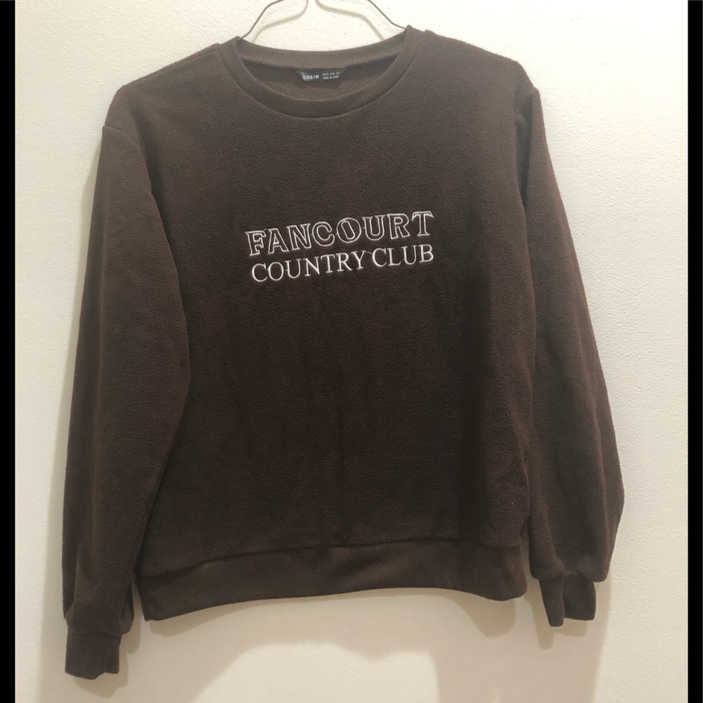 Shein brown long sleeve sweater. Size 2